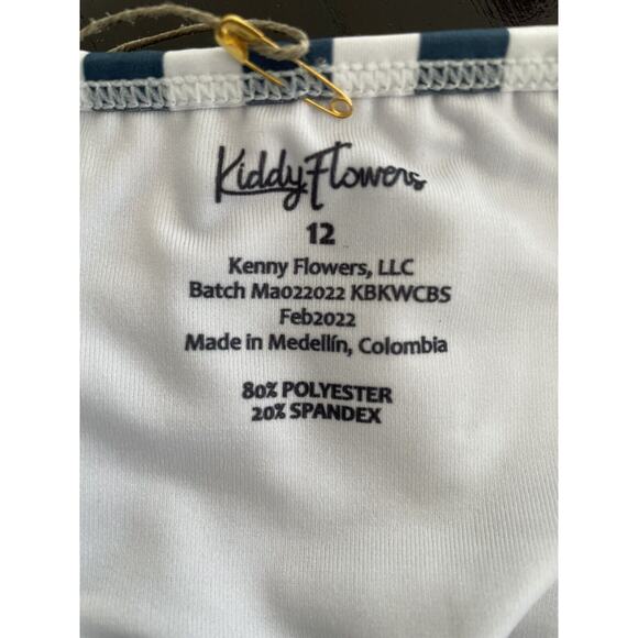 Kiddy Flowers Swim Bikini Bottom Ruffled Hamptons Kenny Flowers - Picture 6 of 7